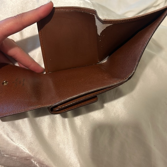 Authentic Vintage Louis Vuitton Monogram Leather Double Snap Wallet - Picture 10 of 12
